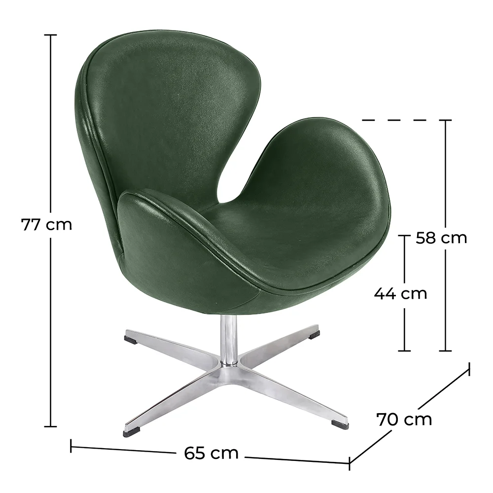 Sillón con reposabrazos - Tapizado en Polipiel - Svin image 10