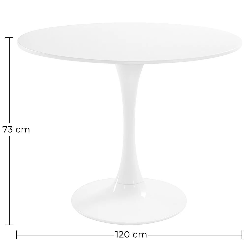 Mesa de Comedor Redonda - 120 cm - Tulip image 10