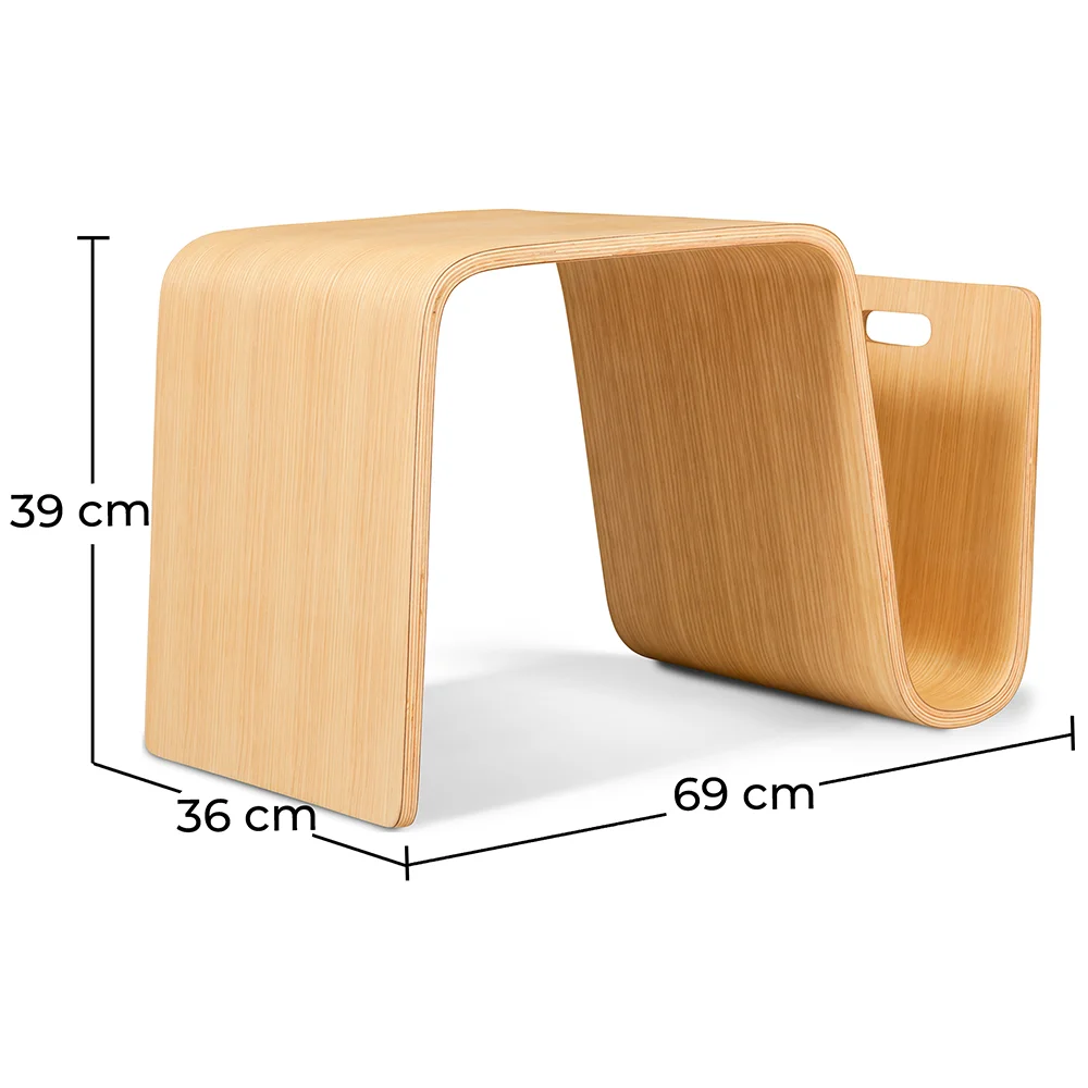 Mesa Auxiliar - Revistero de Diseño - Madera - Audrey  image 10