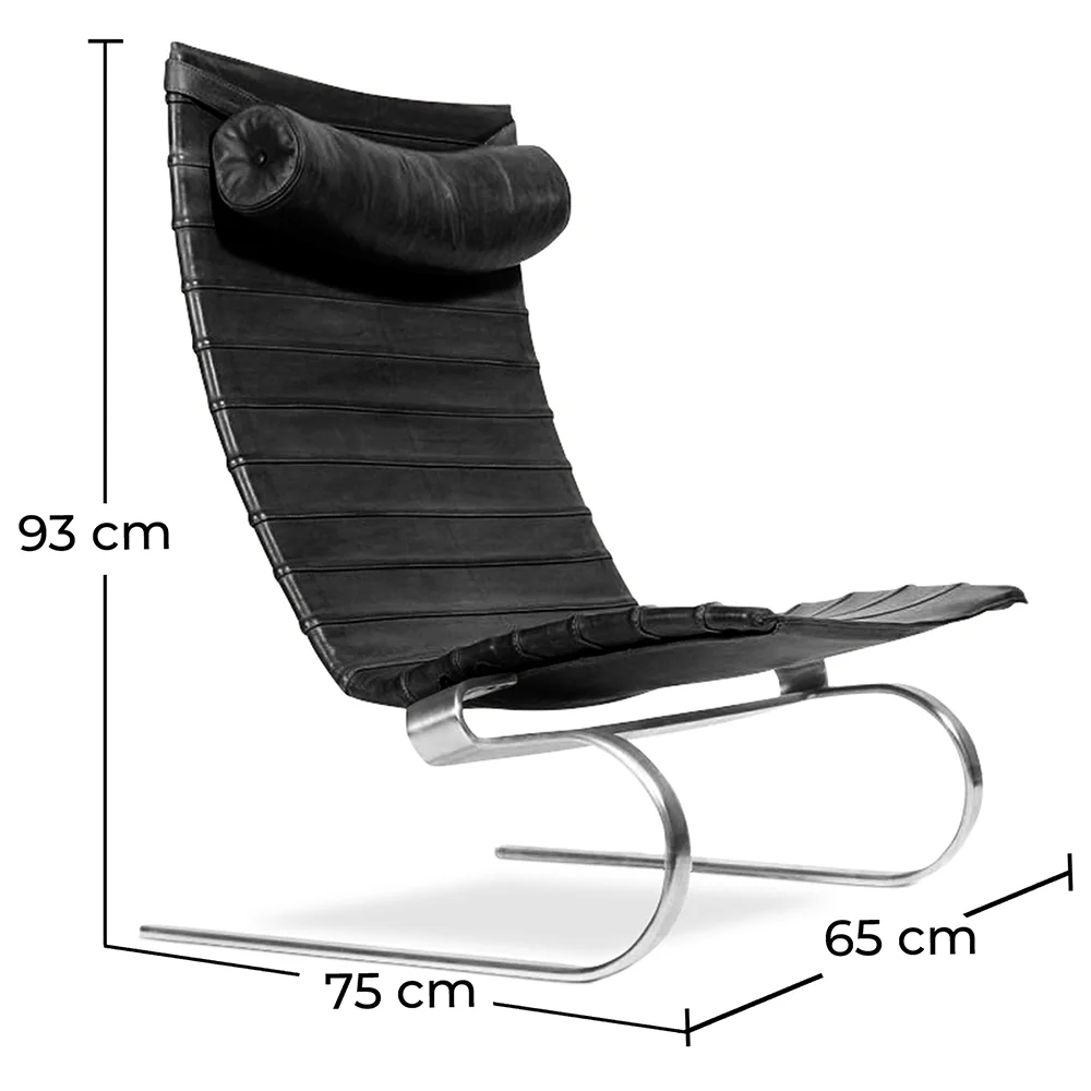 Sillón de Cuero - Tumbona de Diseño - Bloy image 10