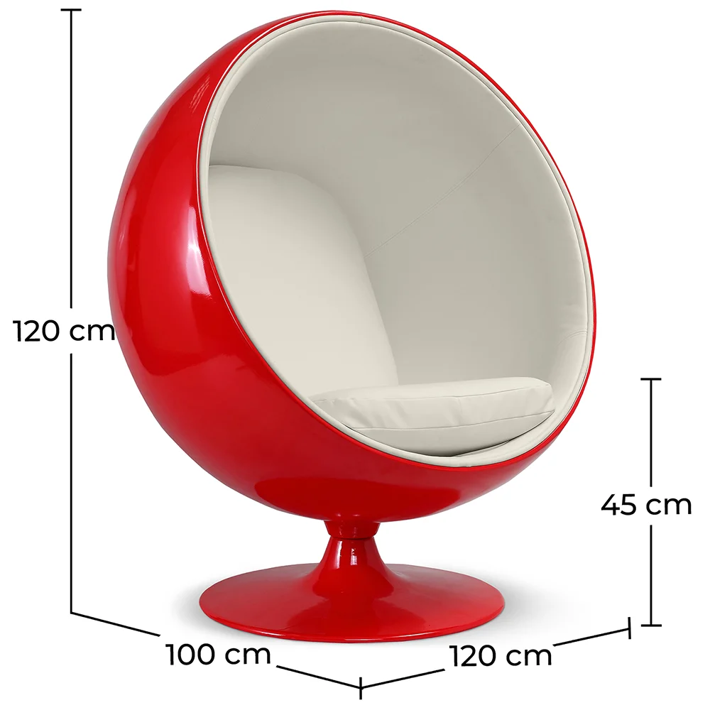 Sillón Diseño Bola - Tapizado en Polipiel  - Baller image 10