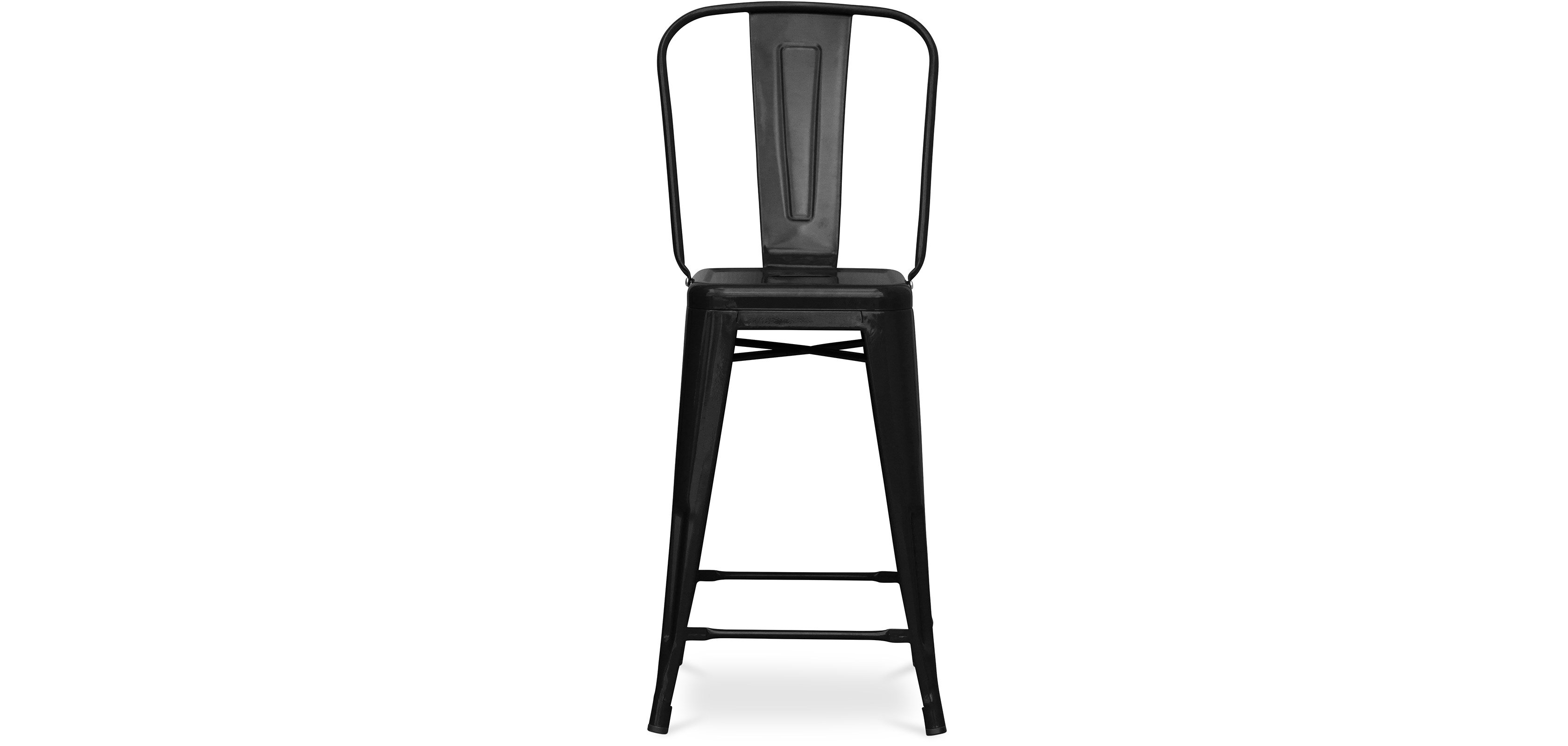 Taburete de Bar con Respaldo - Diseño Industrial - 60cm - Stylix - Imagen 6 de 16