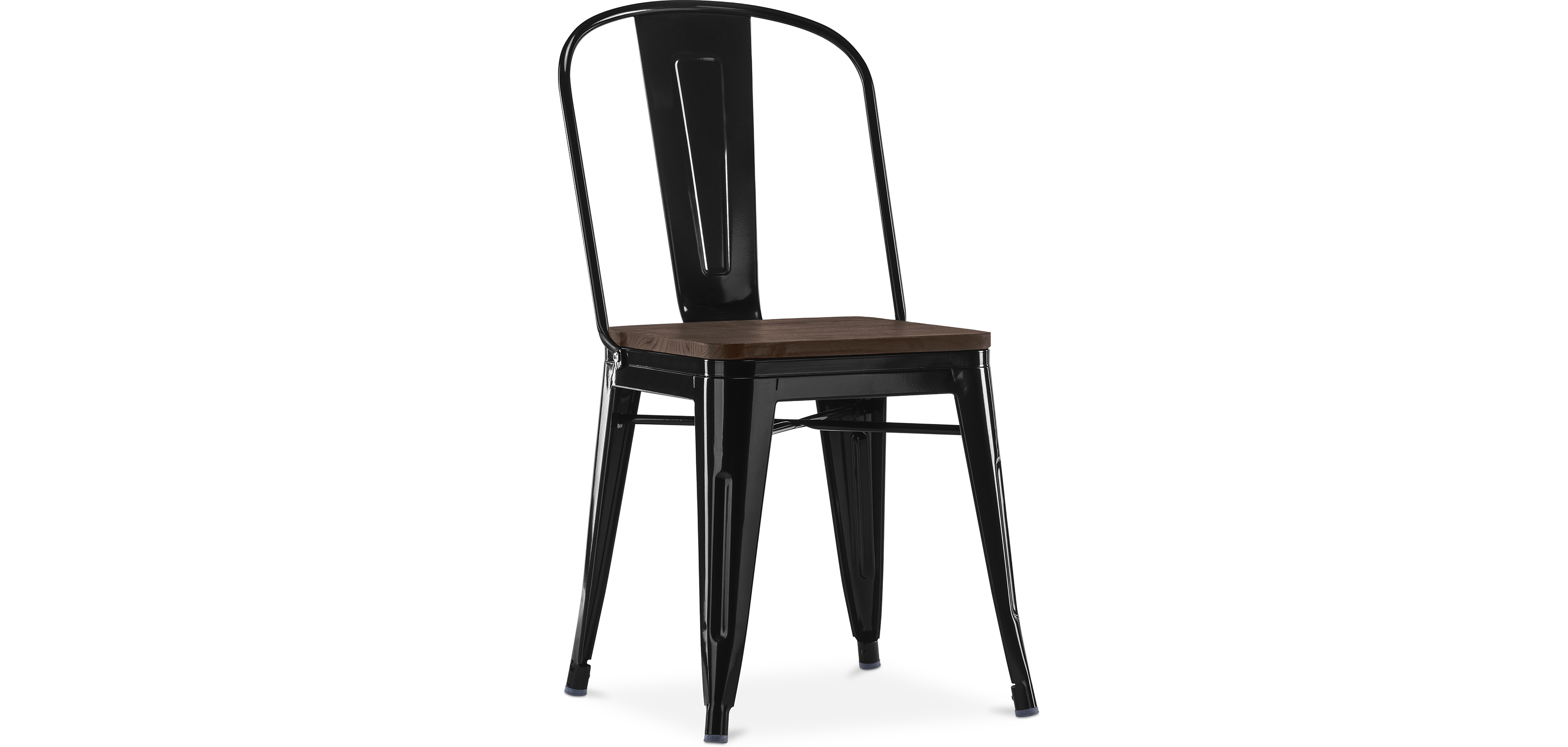 Silla de Comedor - Diseño Industrial - Madera y Acero - Stylix - Imagen 4 de 28
