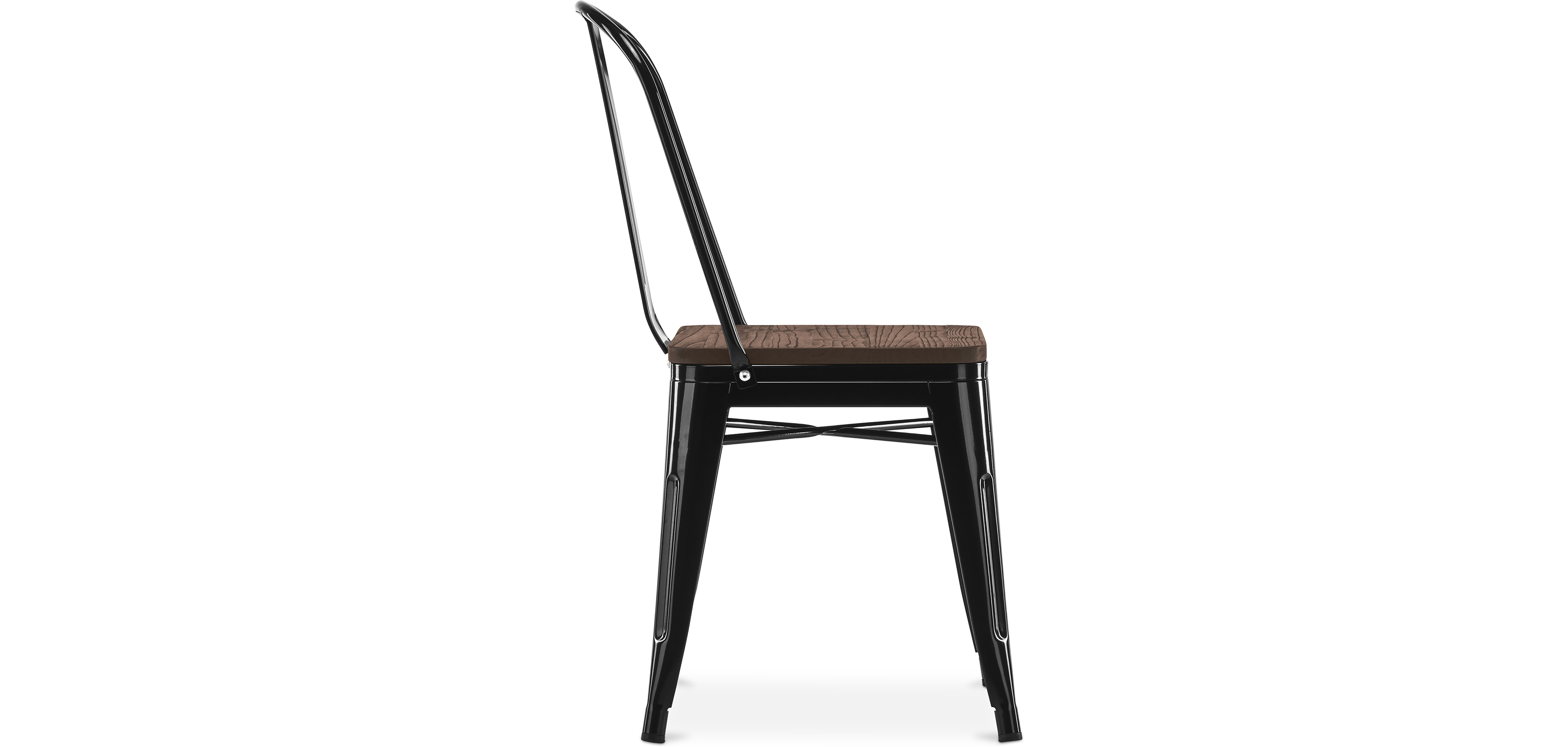 Silla de Comedor - Diseño Industrial - Madera y Acero - Stylix - Imagen 6 de 28