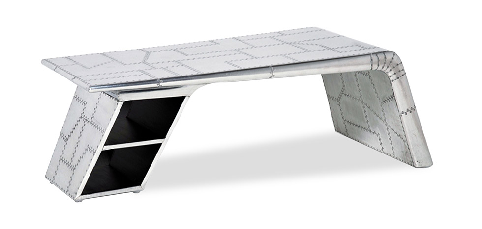 Mesa de centro ala de avión Aviator aluminio