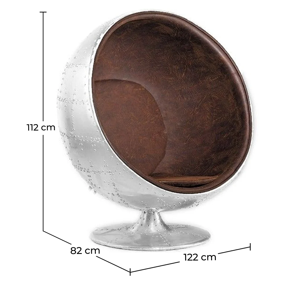 Sillón Diseño Bola - Estilo Aviador  - Baller image 10