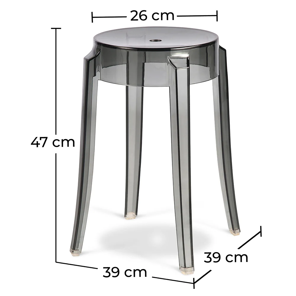 Taburete Diseño Transparente - 47cm -  Victoria Queen image 10