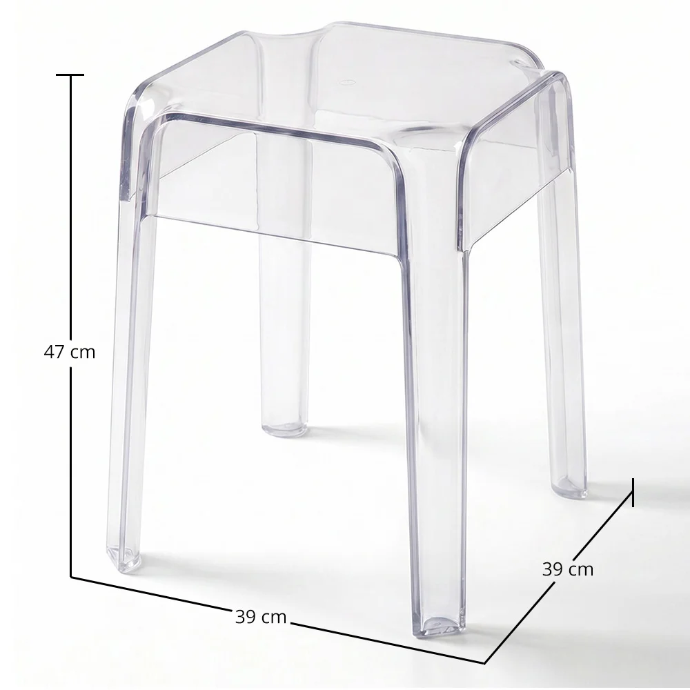 Taburete bajo Transparente - 47cm -  Victoria Queen image 10