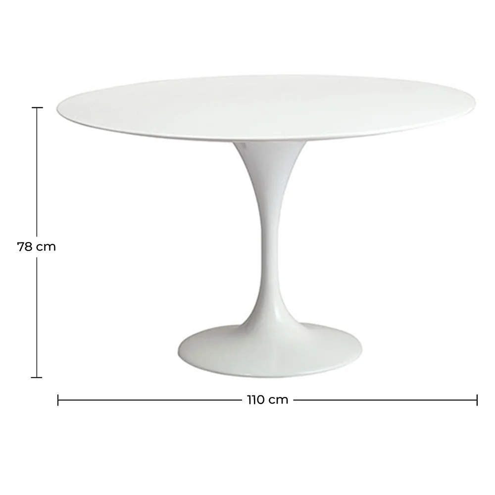 Mesa de Comedor Redonda - 110 cm - Tulip image 10