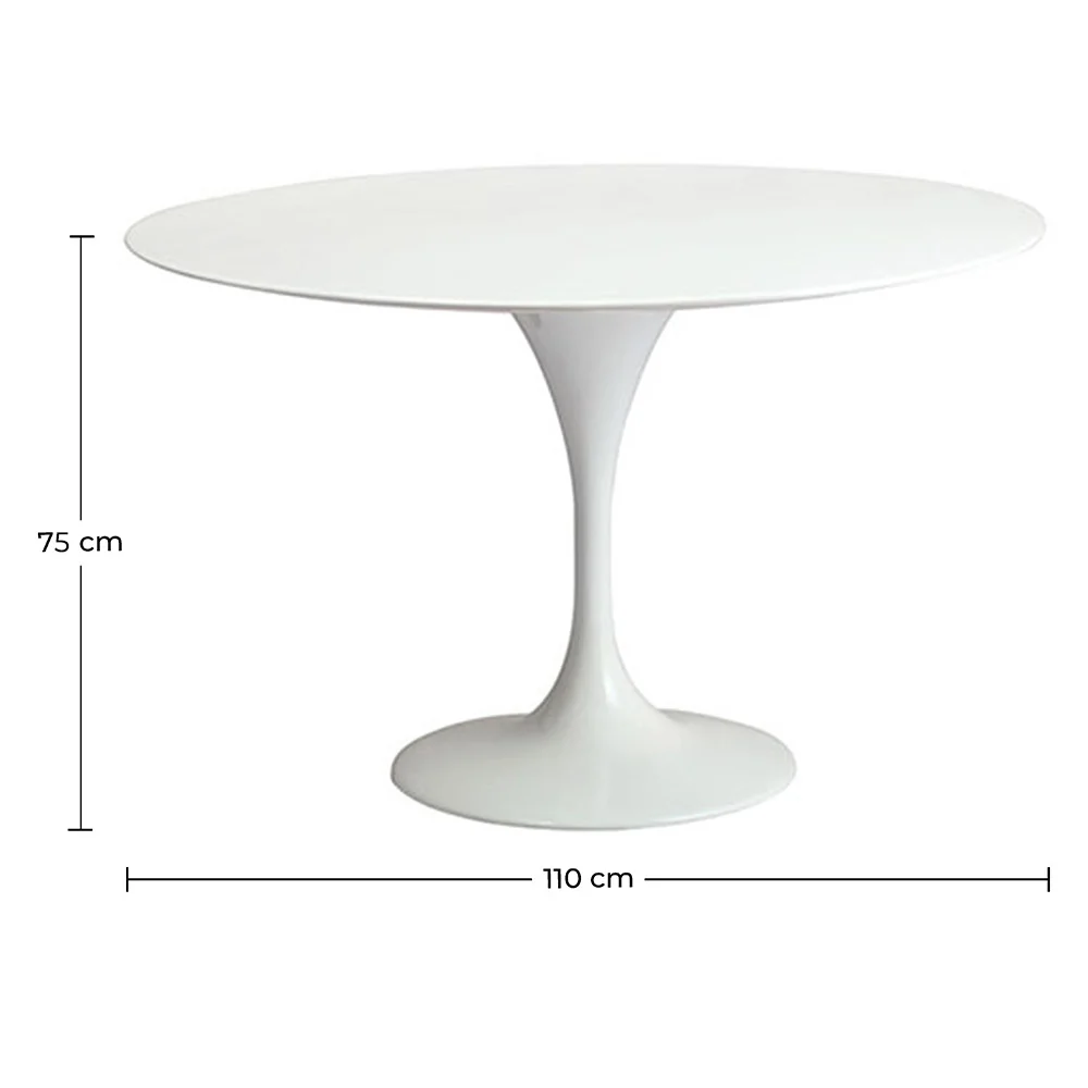 Mesa de Comedor Redonda - 110 cm - Tulip image 10