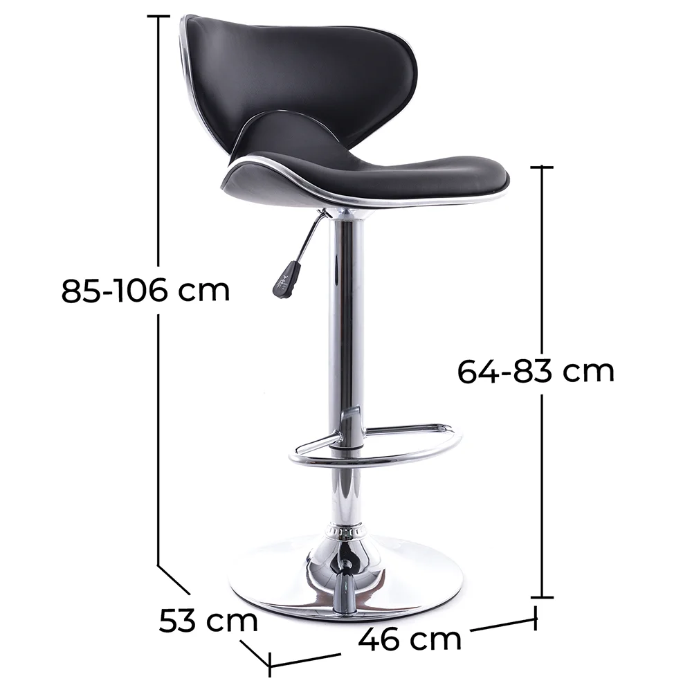 Taburete Giratorio con Respaldo - Curve Back  image 10