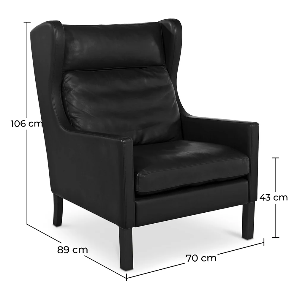 Sillón con Reposabrazos - Estilo Retro - Tapizado en Cuero - Michal  image 10