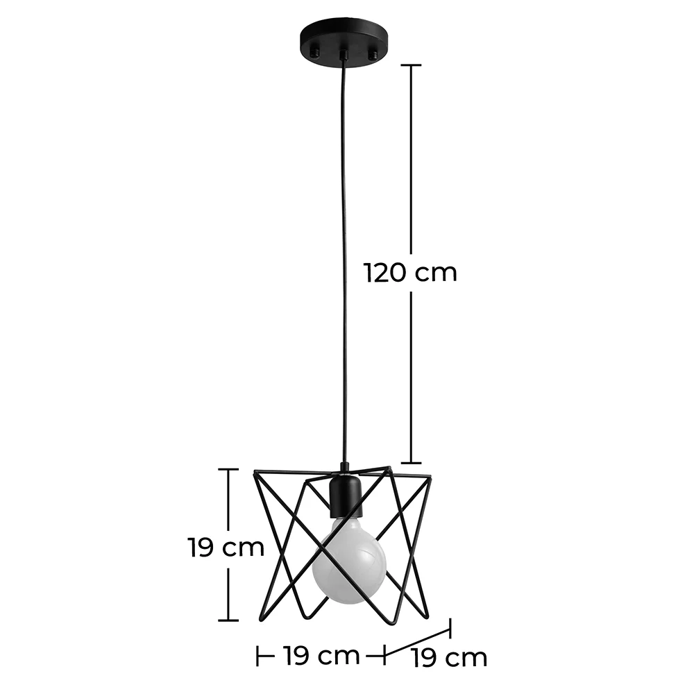 Lámpara de Techo - Lámpara Colgante Diseño Industrial - Bon image 10