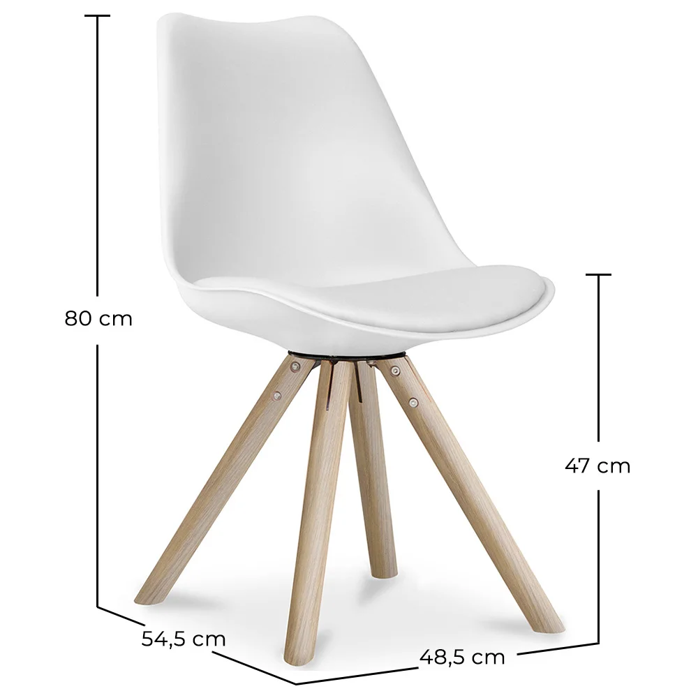 Silla de Comedor - Estilo Escandinavo - Denisse image 10
