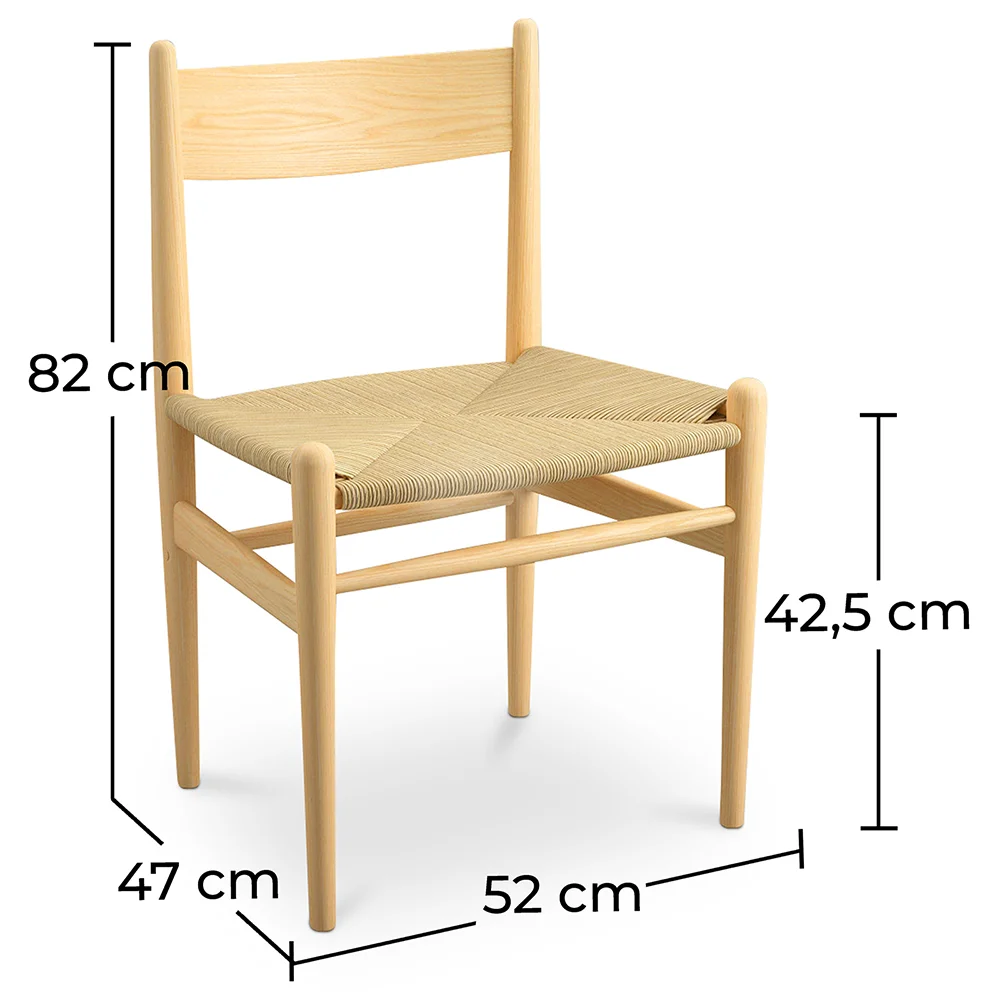 Silla de Comedor de Madera - Diseño Retro - Cawi image 10