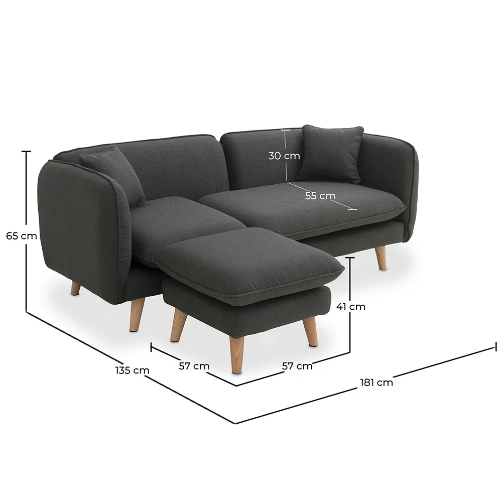 Chaise Lounge Tapizado en Lino - Estilo Escandinavo - Vriga image 10