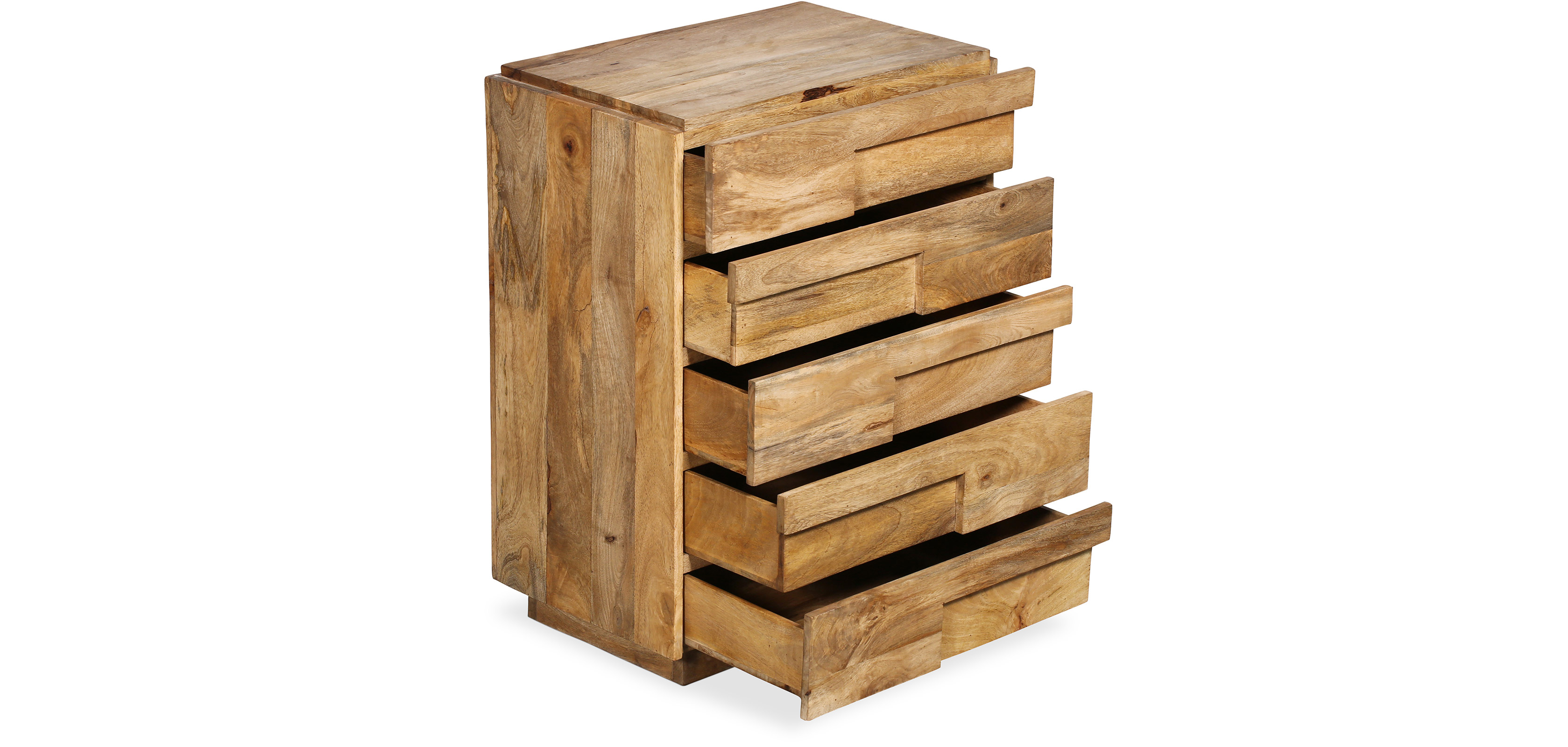 Cajonera grande de madera de mango 5 cajones Yakarta