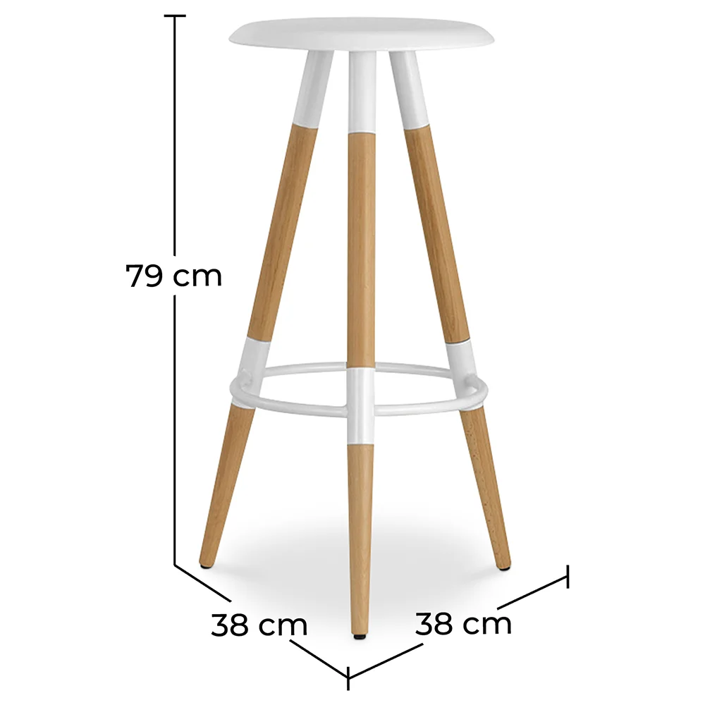 Taburete de Madera - Diseño Escandinavo - Matu image 10