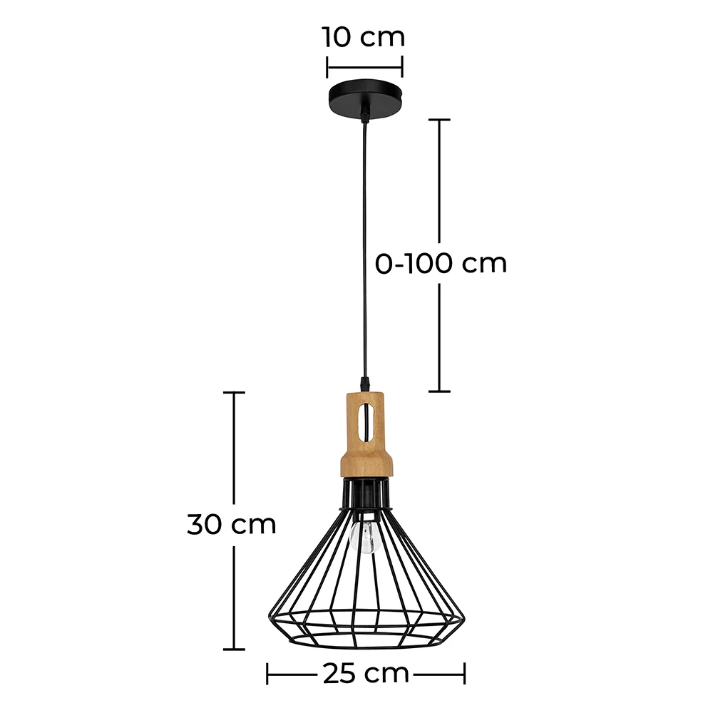 Lámpara de Techo Retro - Lámpara Colgante de Diseño - Vilma image 10