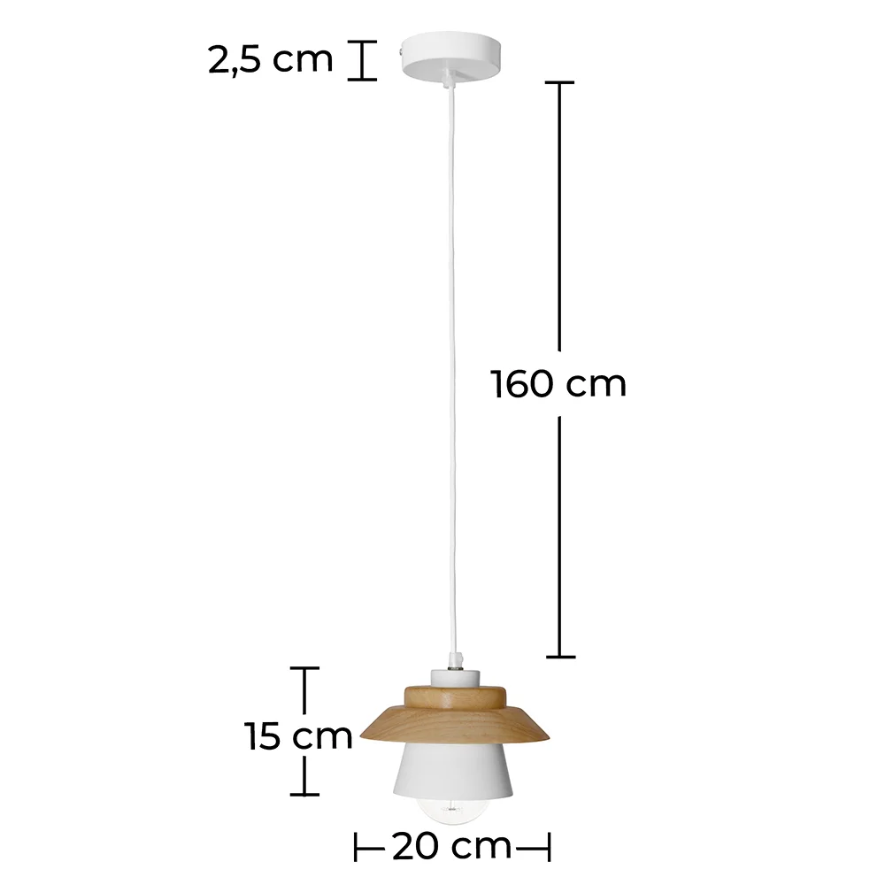 Lámpara de Techo - Lámpara Colgante Estilo Escandinavo - Gerd image 10