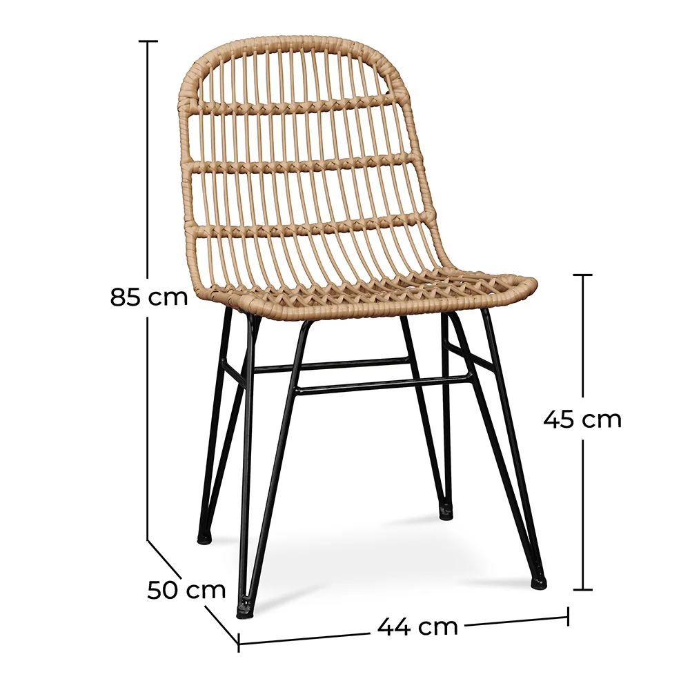 Silla de Comedor de Ratán - Estilo Boho - Many image 10