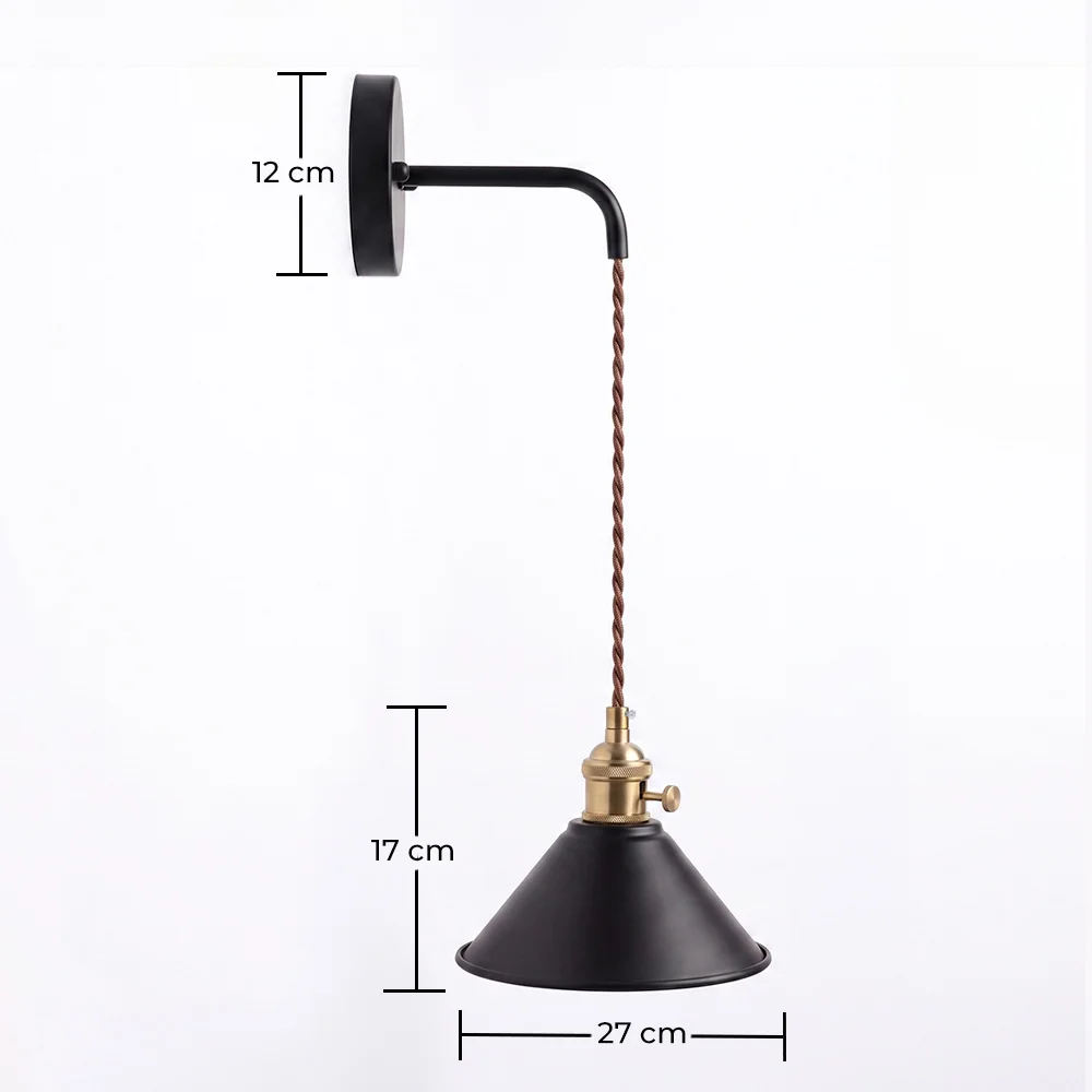 Lámpara Aplique de Pared - Diseño Vintage - Curie  image 10