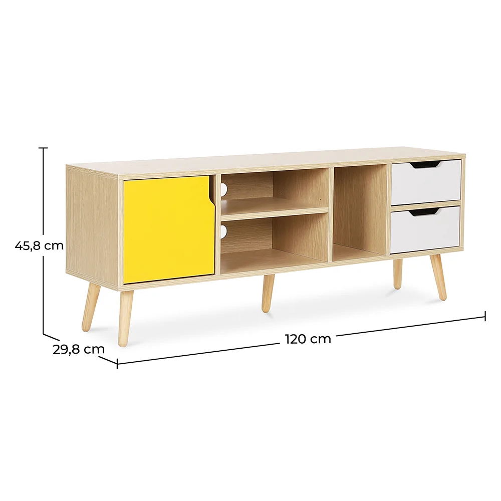 Mueble TV de Madera - Diseño Escandinavo - Aren image 10