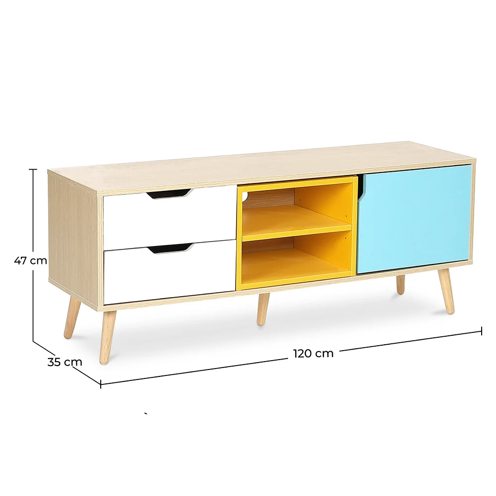 Mueble TV de Madera - Diseño Escandinavo - Axe image 10