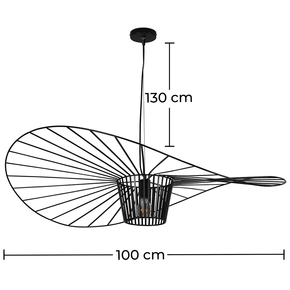 Lámpara de techo - Lámpara Colgante Diseño Pamela - 100cm - Vertical  image 10