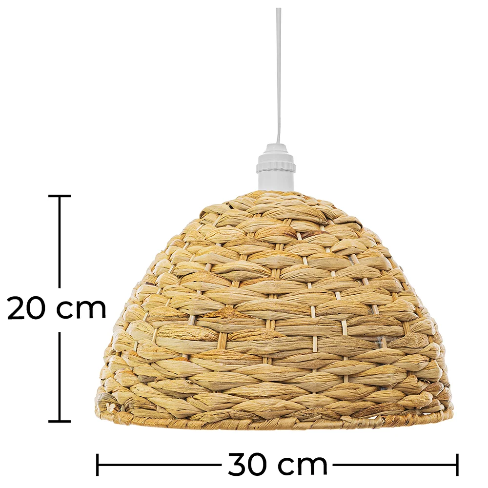 Lámpara de Techo de Hierba Marina - Lámpara Colgante Diseño Boho Bali - Ngu image 10