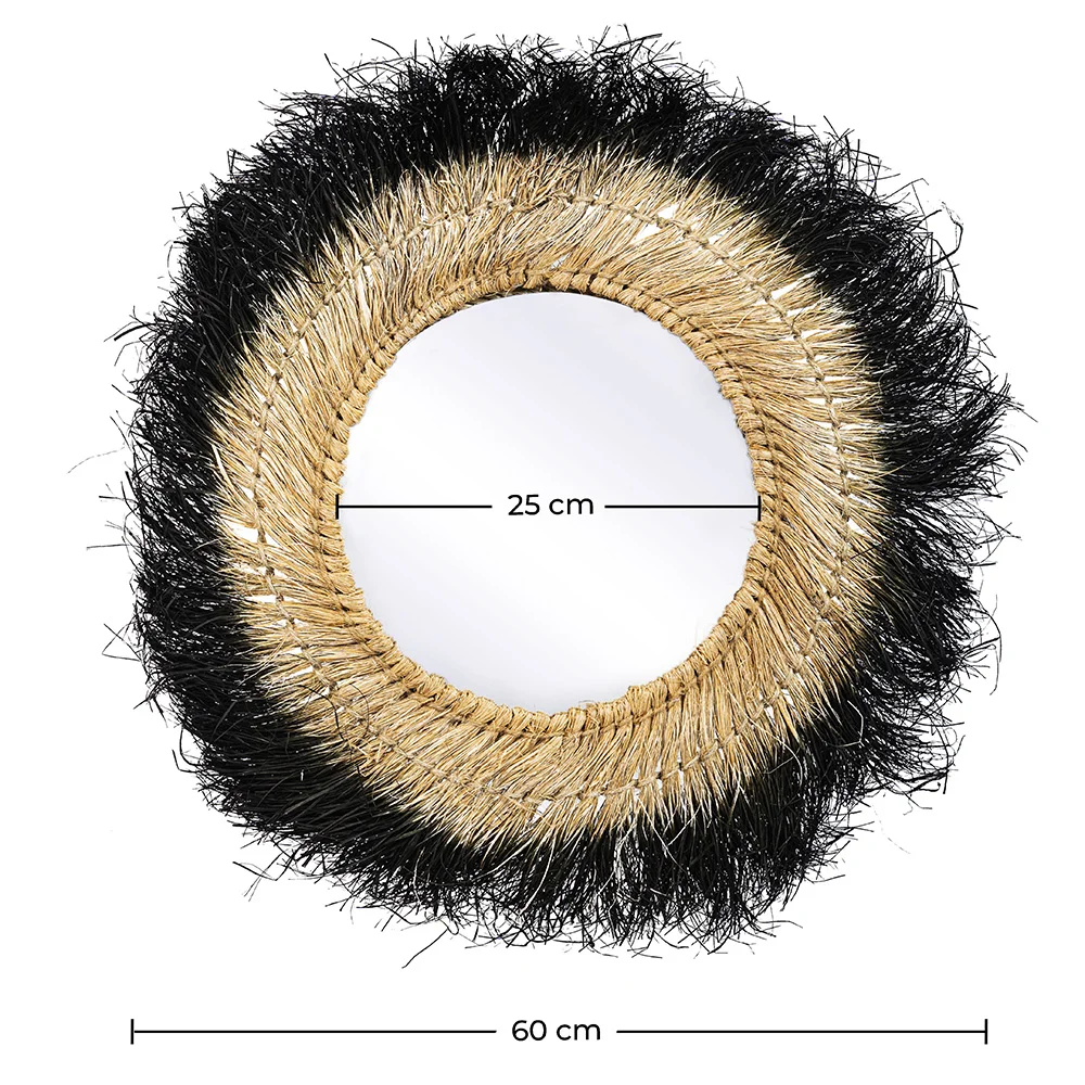 Espejo de Pared - Diseño Redondo Boho Bali (60 cm) - Bioe image 10