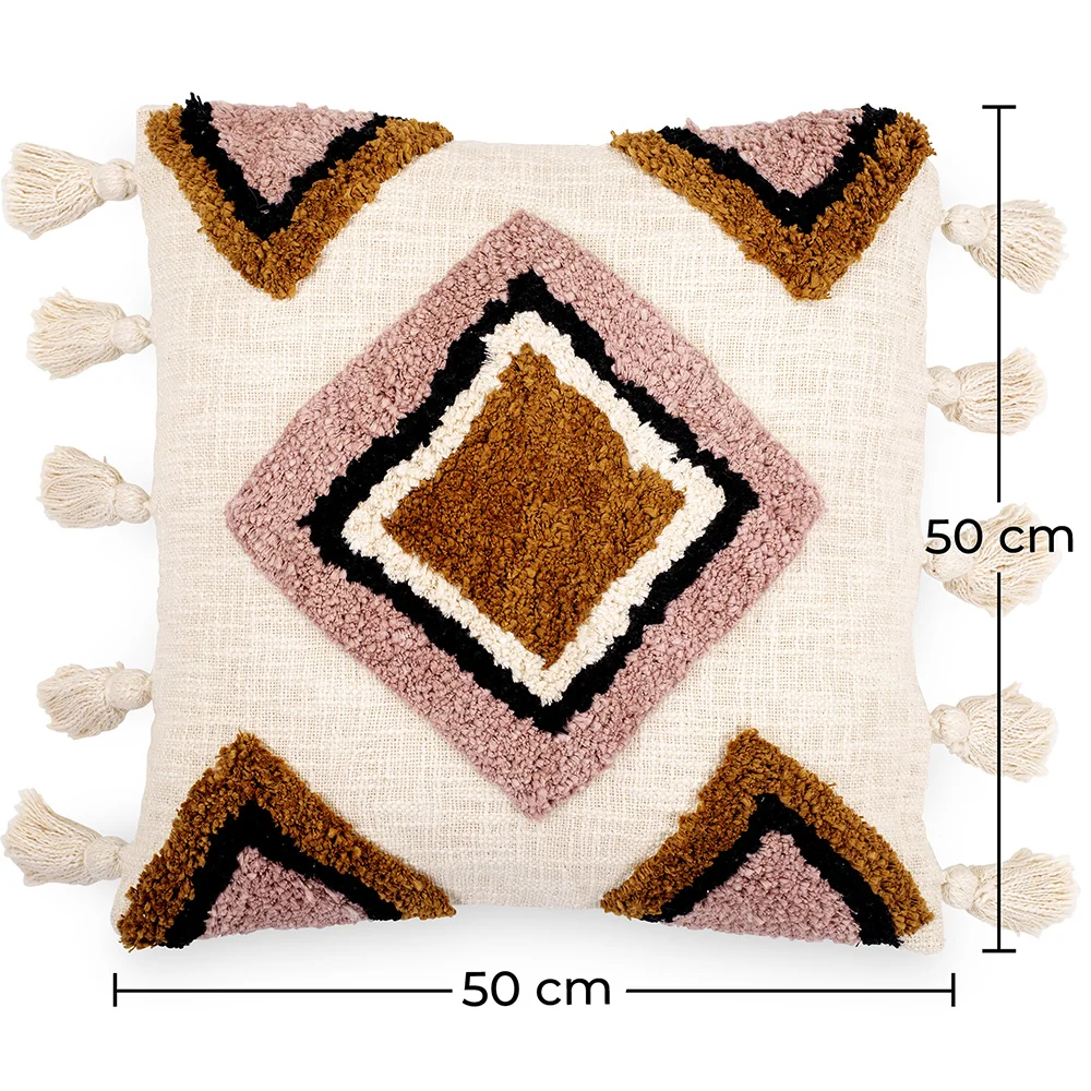 Cojín Estilo Boho Bali - Funda y Relleno - Aurelia image 10
