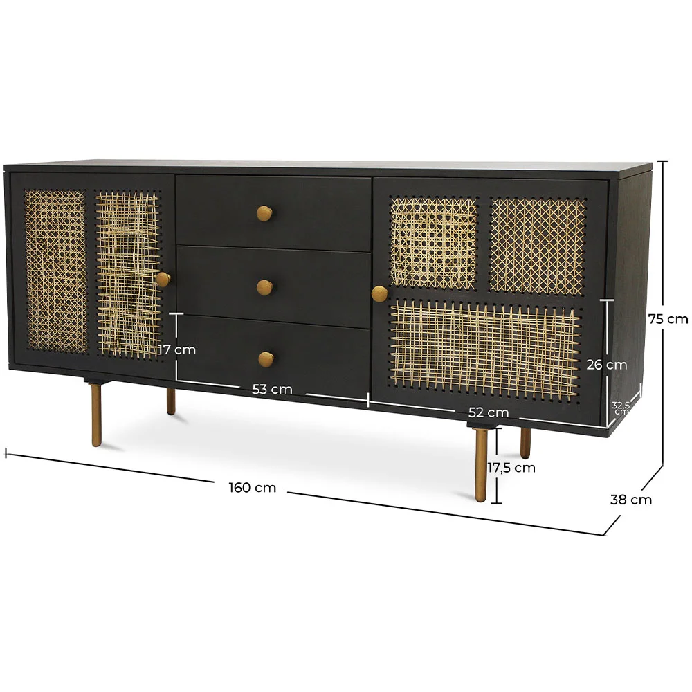 Aparador de Madera- Diseño Vintage  - Dena image 10