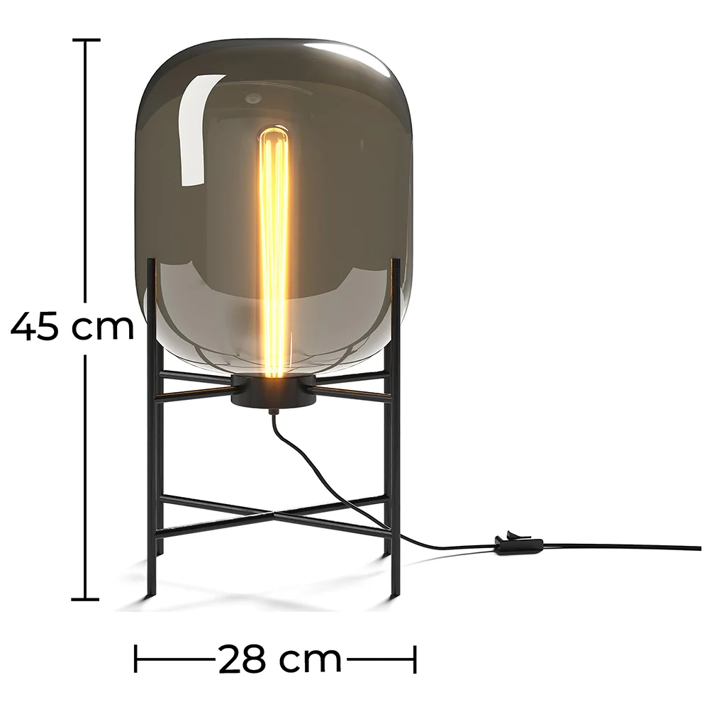 Lámpara de Mesa - Lámpara de Salón de Diseño - Grau image 10