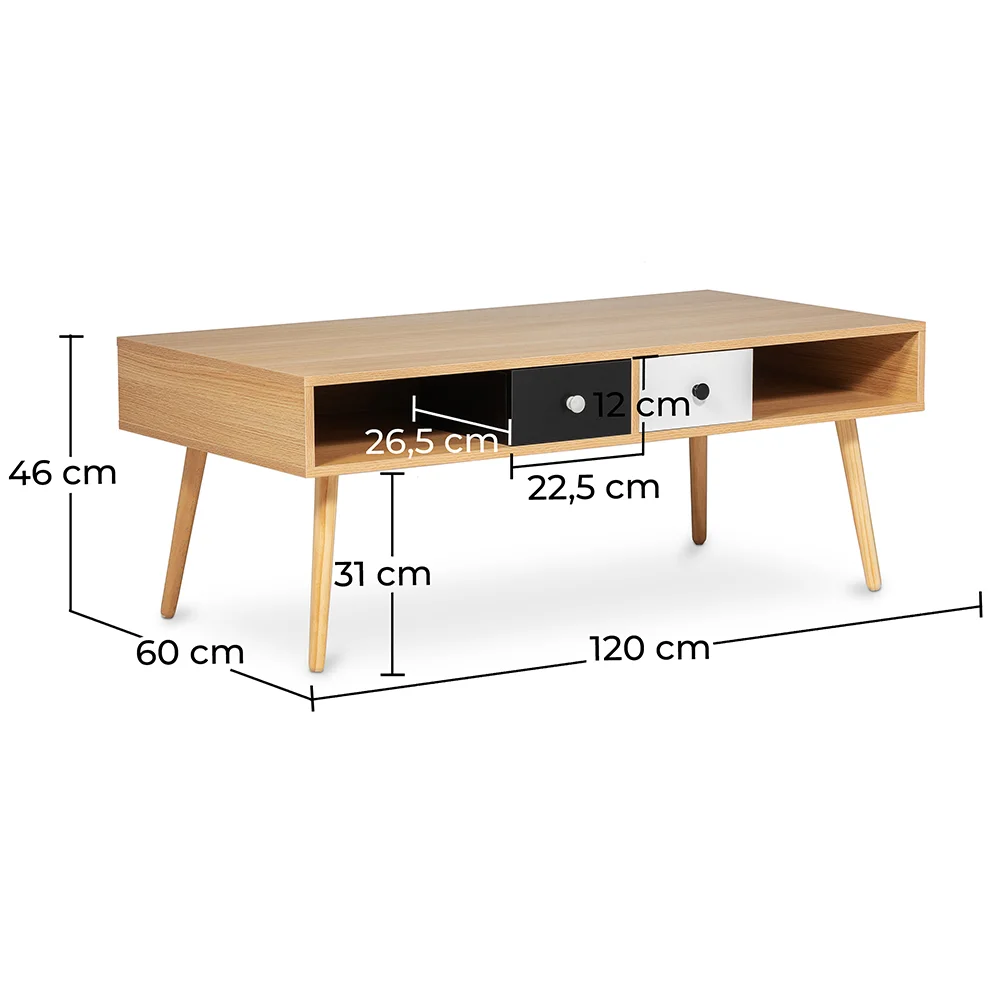 Mesa de Centro de Madera - Diseño Escandinavo - Miua image 10