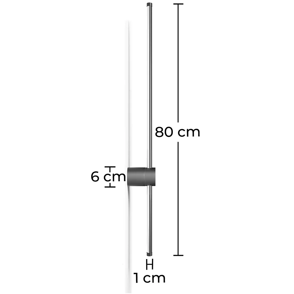 Lámpara Aplique de Pared - Barra de Metal - LED 80cm - Hernel image 10