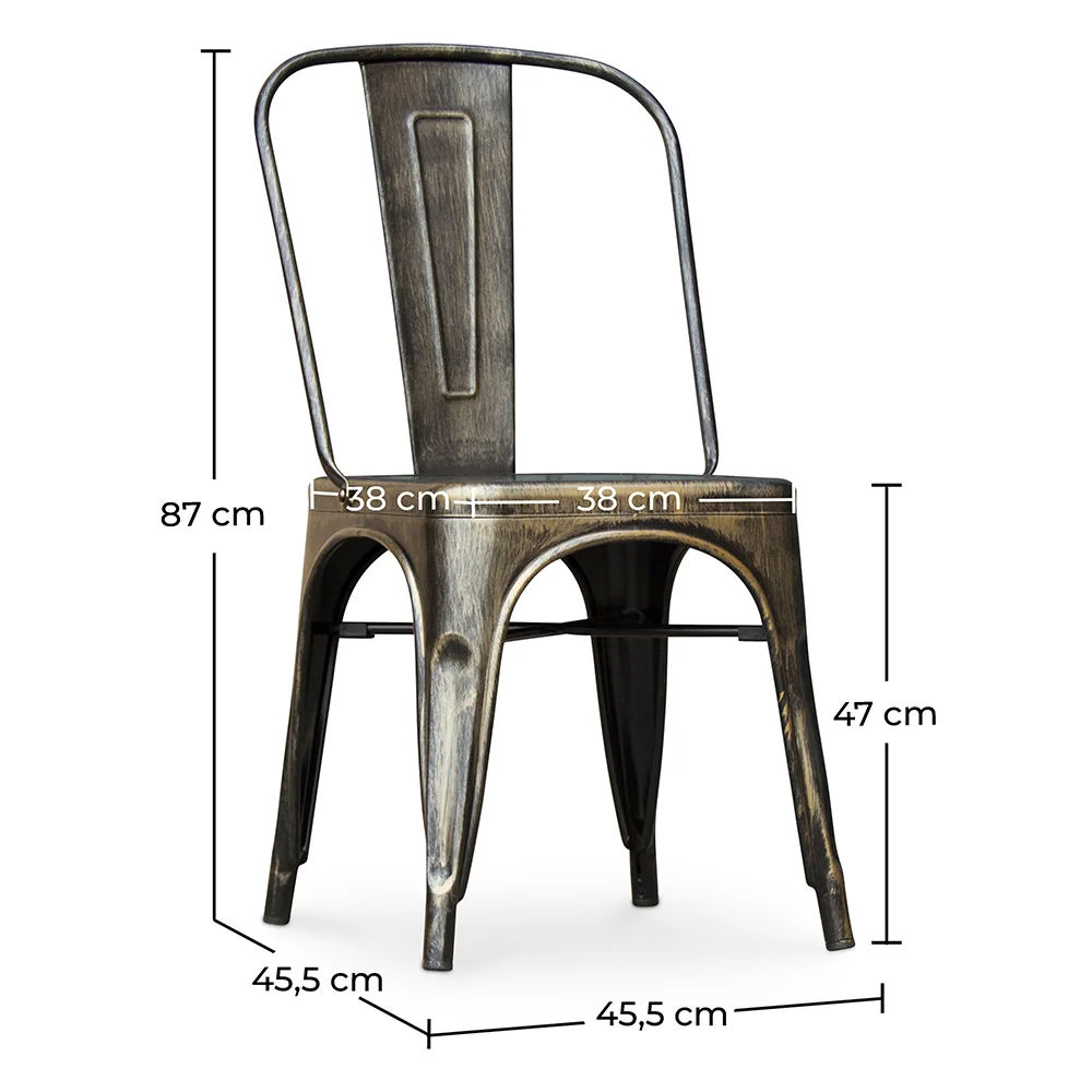 Pack de 4 Sillas de Comedor - Diseño Industrial - Nueva Edición - Stylix image 10