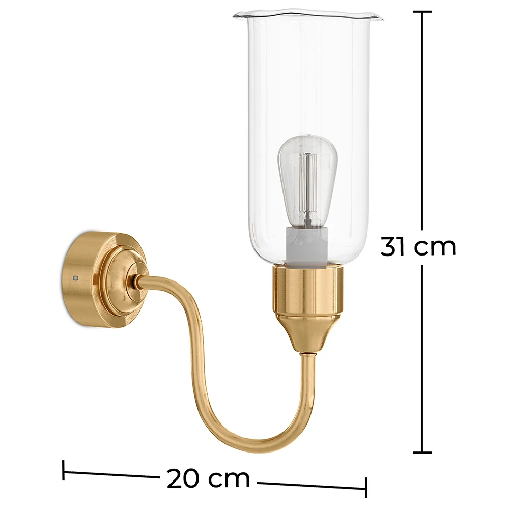 Lámpara Candelabro - Aplique de Pared Dorado - Driss image 10