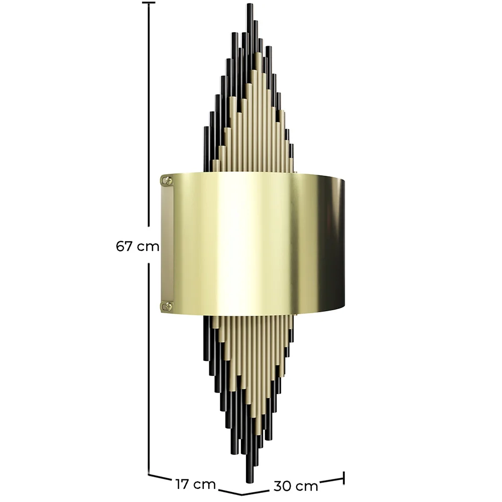 Lámpara Aplique de Pared Dorada - Golden image 10