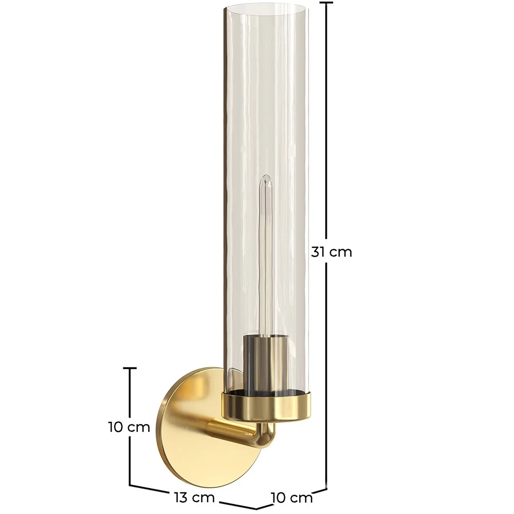 Lámpara Aplique de Pared Candelabro Dorada - Corba image 10