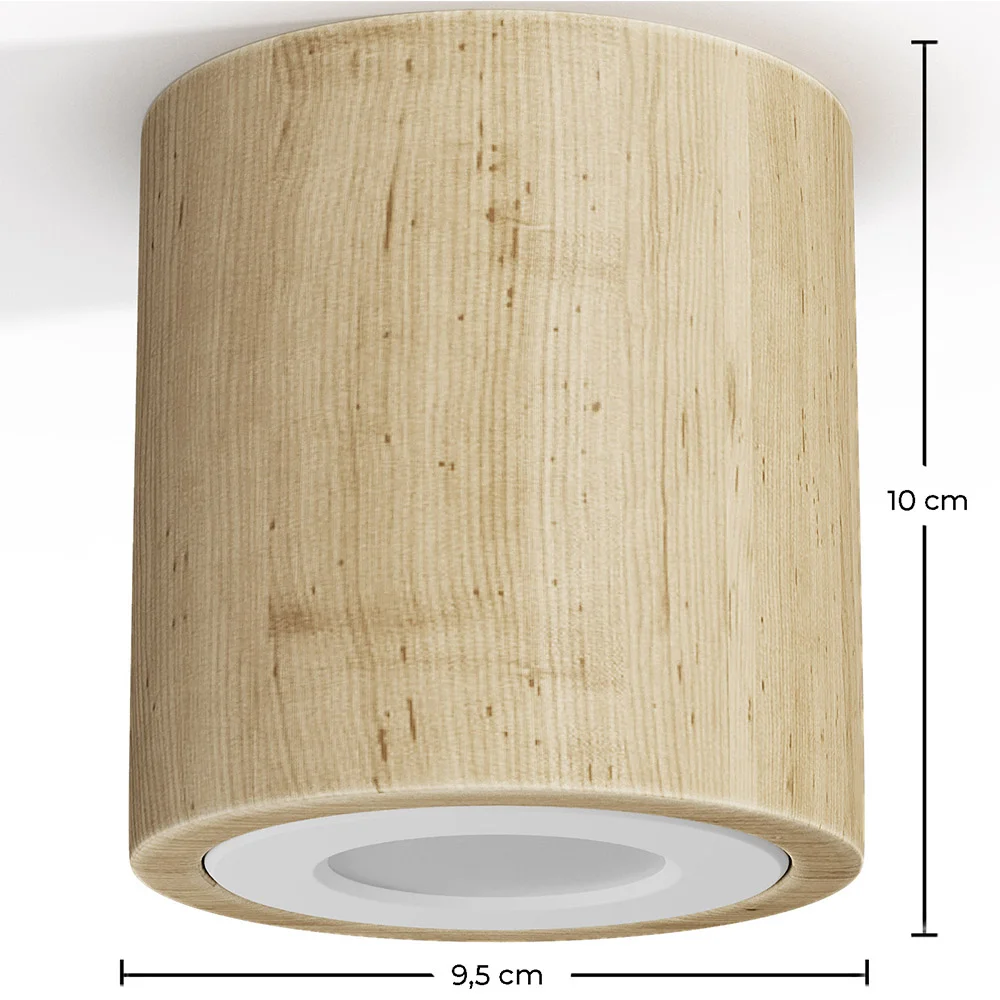 Foco - Aplique de Techo de Madera - Treva image 10