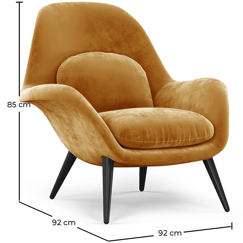 Sillón Tapizado en Terciopelo - Butaca - Uyere image 10
