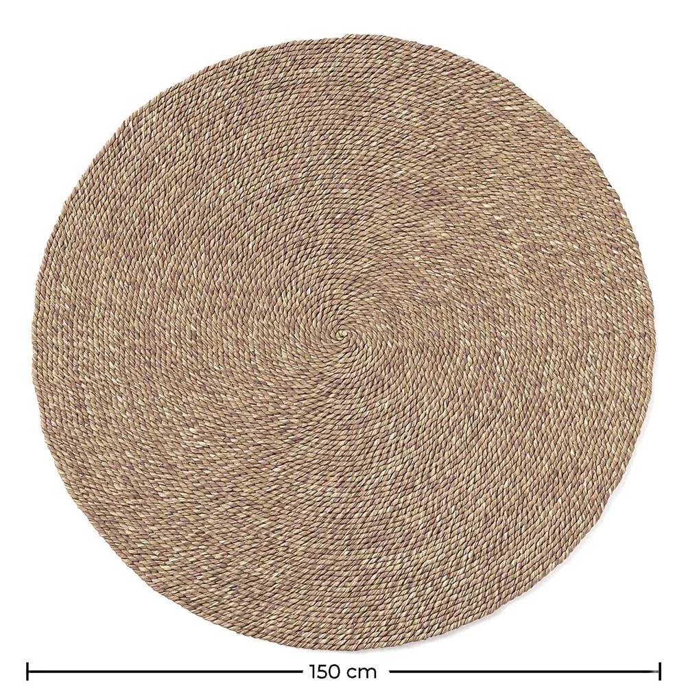 Alfombra Redonda de Yute - Boho Bali - 150 CM - Yuri image 10