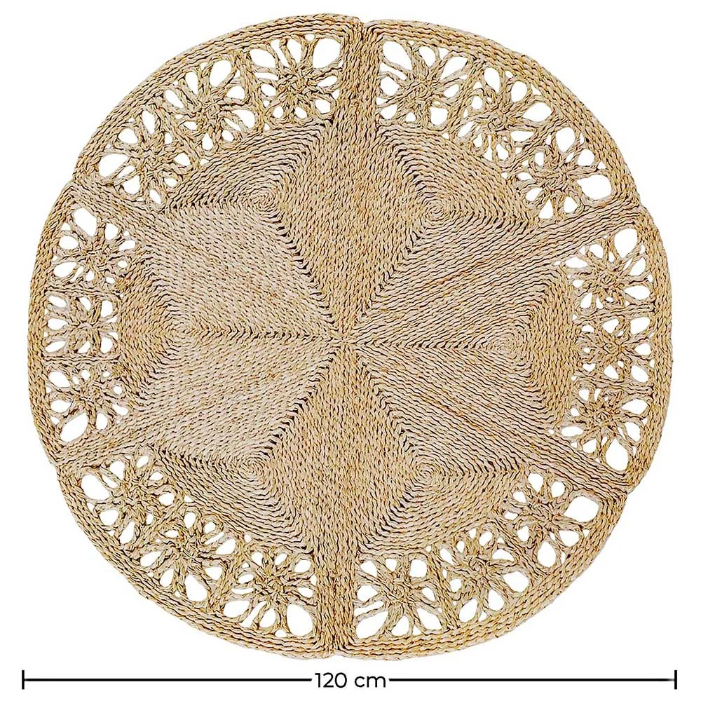Alfombra Redonda de Yute - Boho Bali - 120 CM - Bilú image 10