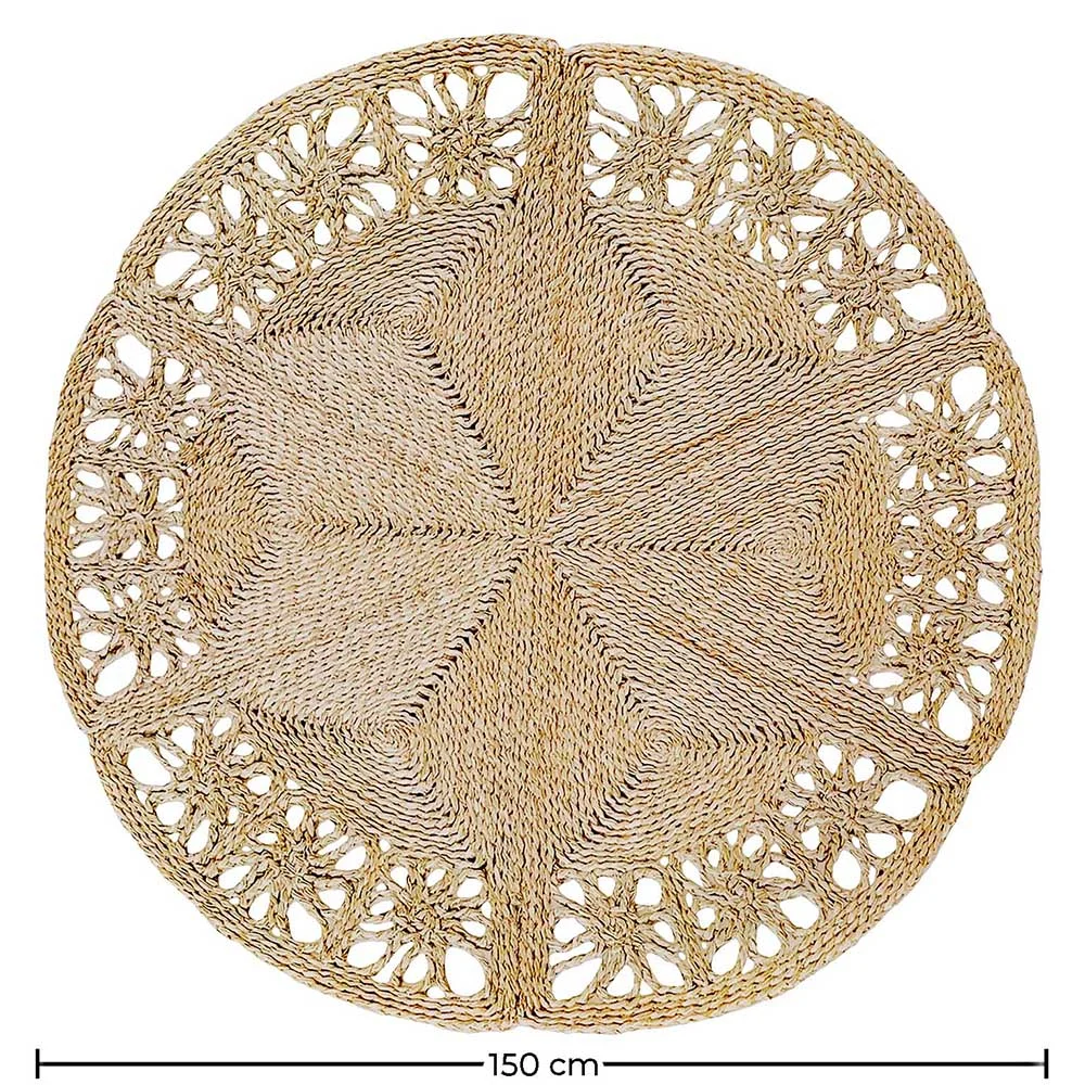 Alfombra Redonda de Yute - Boho Bali - 150 CM - Bilú image 10