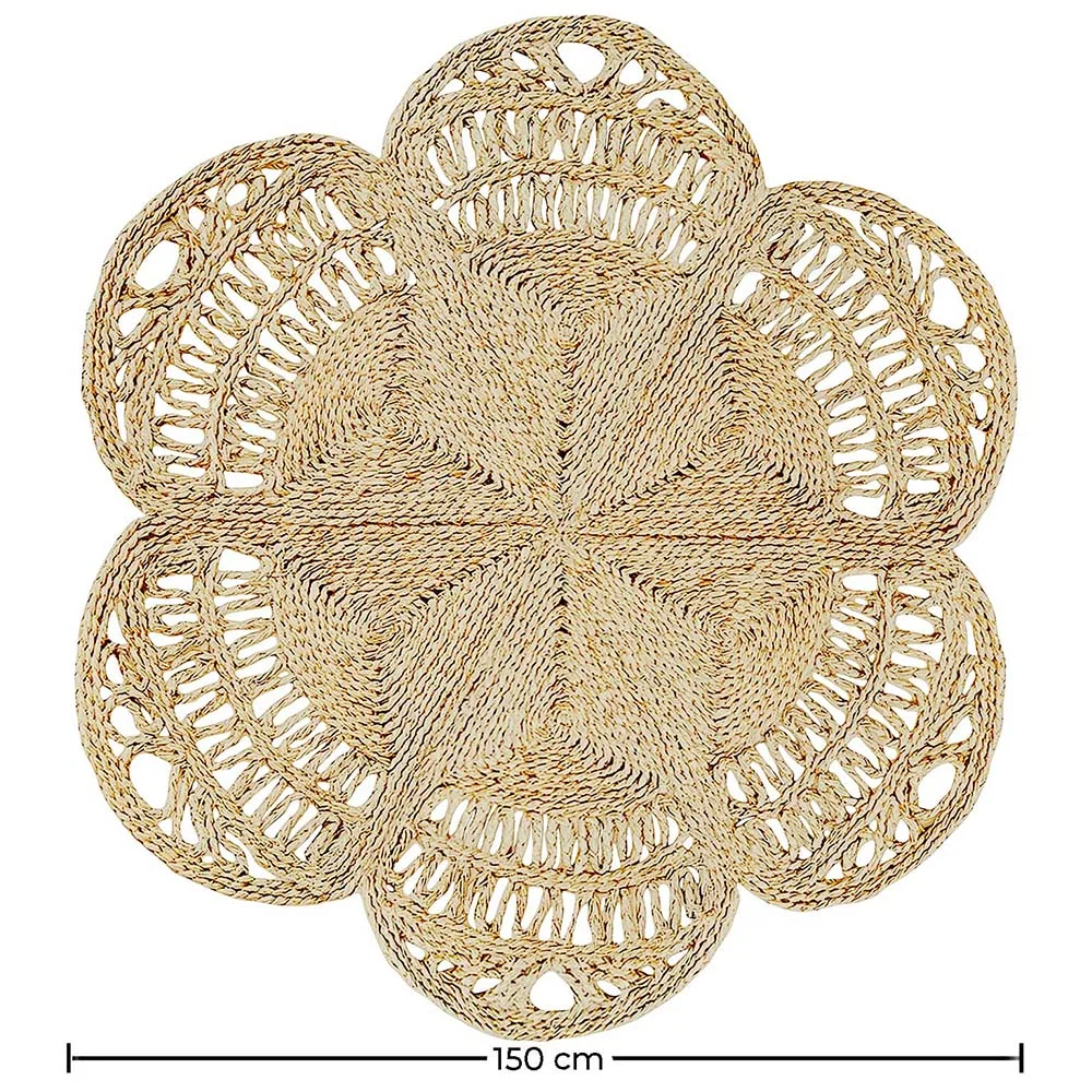 Alfombra Redonda de Yute - Boho Bali - 150 CM -  Niluh image 10