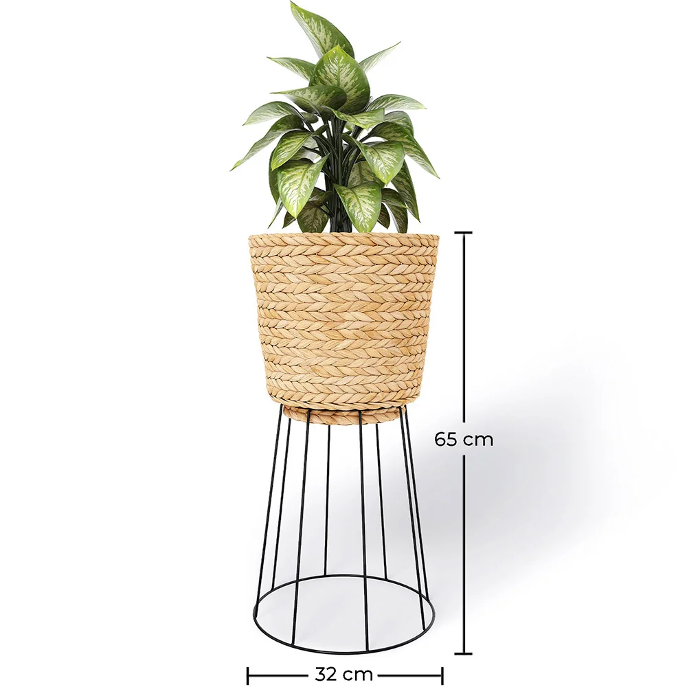 Macetero de Suelo Redondo - Estilo Boho - 65 CM - Firna image 10