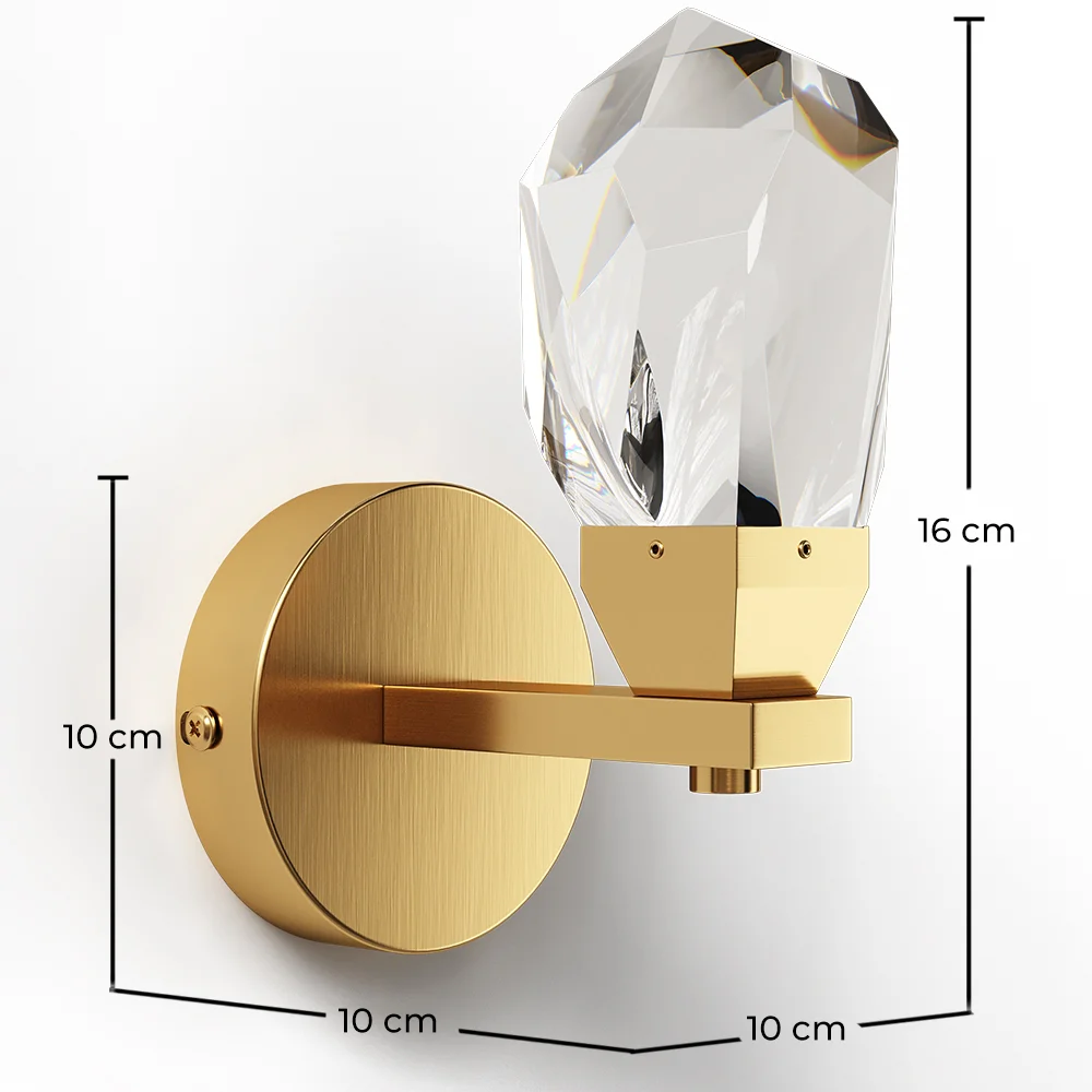Aplique de Pared de Diseño Dorado - Luxe image 10