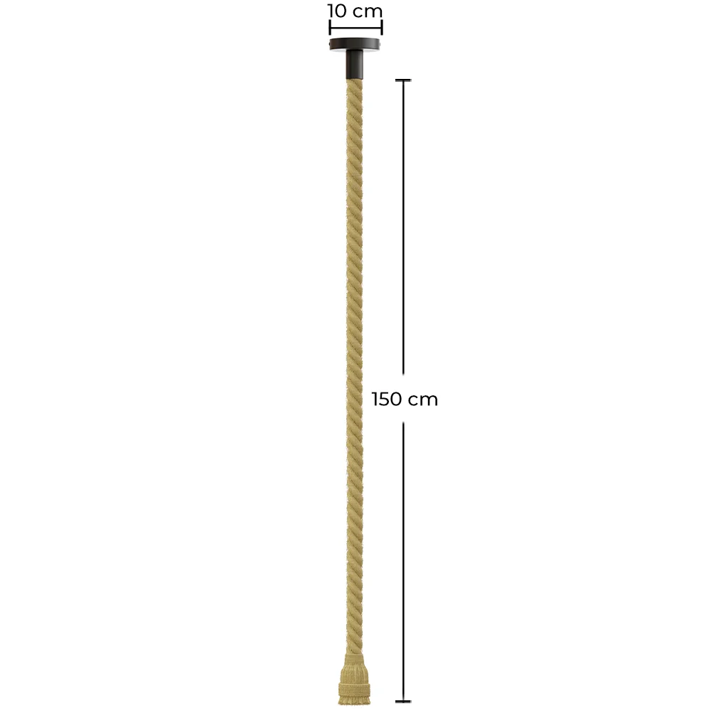 Cable de Cuerda para Lámpara Colgante - Estilo Boho Industrial - Bamba image 10