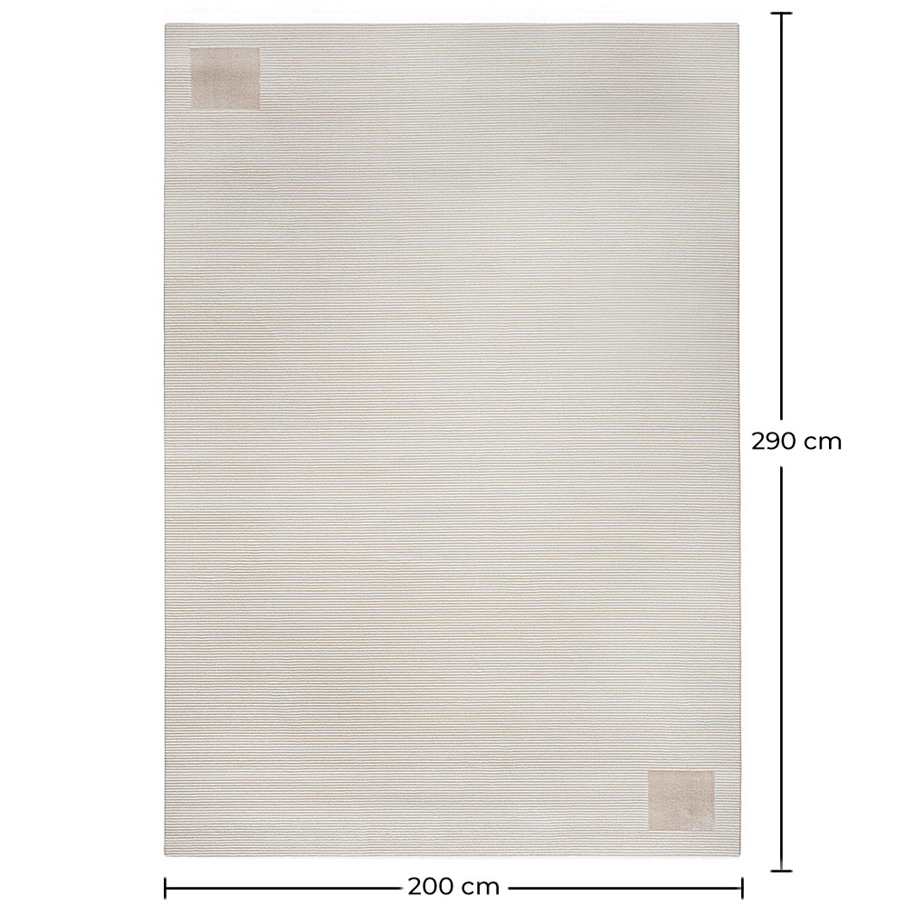 Alfombra Grande de Diseño Contemporáneo y Moderno - Beige (290x200 cm) - Cyru image 10